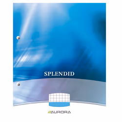 Aurora Production Bloc de Cours 210x297mm 100f Commerciale Quadrillé 5x5mm, 100 feuilles