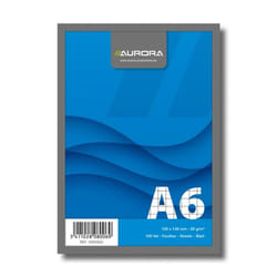Aurora Production Bloc de Cours A6 105x148mm 100f Quadrillé 5x5mm