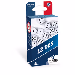 Cartamundi Le Jeu Francais : 12 Dés 18 Mm - Eco Format, unisexe, Bleu, 01-01-2020, Belgique, 60 mm, 28 mm