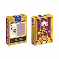 Copag Texas Hold'em GOLD - Jumbo Face - 2 index - Rouge
