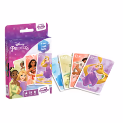 Shuffle Disney Princess 4-in-1 - 5th panel, Jeu de cartes, Famille, 4 an(s), 10 min, Jeu familial