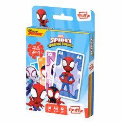 Shuffle JEU DE FAMILLES - SPIDEY - ECO FORMAT, Jeu de cartes, 5 an(s), 20 min
