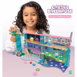 Shuffle Le Jeu Chat' tastique - Jeu de plateau 3D Gabby et la maison magique
