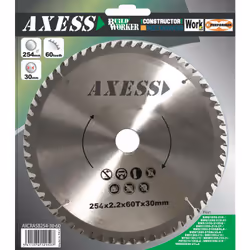 LAME POUR SCIE A ONGLETS 254MM 60 dents Alésage 30mm Convient pour BMS1800-255LA, BRMS1902-254LA, BRMS1902-254LAST3L, BRMS180 ...