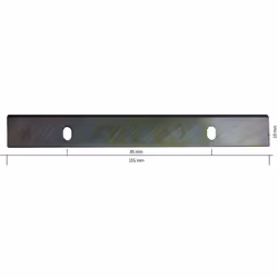 LOT DE 2 COUTEAUX 155MM POUR DEGAUCHISSE Convient pour: MTDG1280-156, BJ1300-155