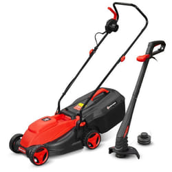 ELEM Garden Technic Tondeuse à gazon 1300 W et coupe-herbe 250 W