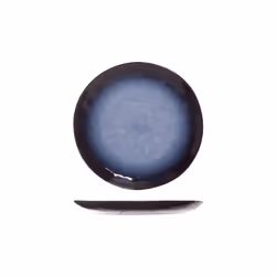 Cosy & Trendy Sapphire Assiette Dessert D20 cm, Assiette à dessert, Rond, Noir, Bleu, Blanc, 20 cm, 382 g, 1 pièce(s)