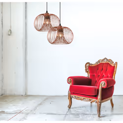 Lucide VINTI éclairage de plafond Cuivre E27