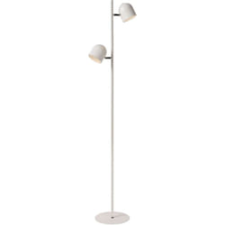 Lucide SKANSKA-LED - Lampadaire - LED Dim. - 2x5W 2700K - Blanc