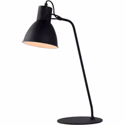 Lucide SHADI - Lampe De Bureau - Ø 20 cm - Noir