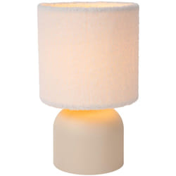 WOOLLY Lampe de tab.-Crème-Ø16