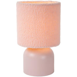 WOOLLY Lampe de tab.-Rose-Ø16