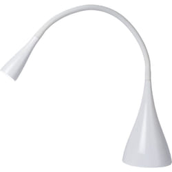 Lucide ZOZY - Lampe De Bureau - Ø 11,5 cm - LED Dim. - 1x3W 3000K - Blanc