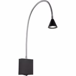 Lucide BUDDY - Lampe De Chevet - LED - 1x3W 4000K - Noir