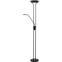 Lucide CHAMPION-LED - Lampadaire / Lampe De Lecture - Ø 25,4 cm - LED Dim. - 1x20W 3000K - Noir