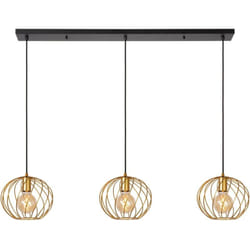 Danza Suspension 3xE27 Or Mat / Laiton - Lucide