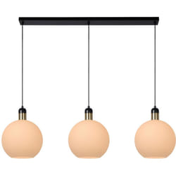 Julius Suspension 3xE27 Opalin - Lucide