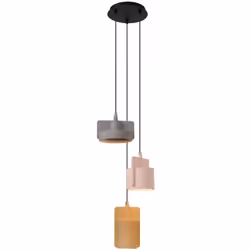 Dans une ambiance industrielle ou un intérieur rétro, cette suspension joyeuse fait sensation. Ninja se compose de trois pend ...