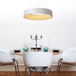 Lucide TALOWE LED - Suspension - Ø 45,5 cm - LED Dim. - 1x42W 3000K - Blanc