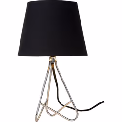 Lucide GITTA - Lampe De Table - Ø 17 cm - Chrome