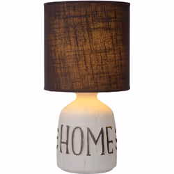 Lucide COSBY - Lampe De Table - Ø 16,5 cm - Blanc