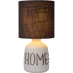 Lucide COSBY - Lampe De Table - Ø 16,5 cm - Blanc