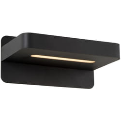 Lucide 77280/05/30 Atkin Lampe de Chevet, Métal, 5 W, Noir, 14 x 25 x 11,5 cm