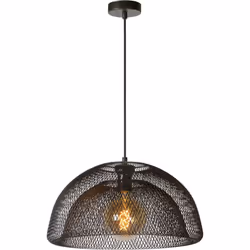 Lucide MESH - Suspension - Ø 46 cm - Fer gris