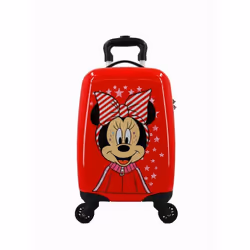Disney Minnie Mouse 45 cm Petite Valise de voyage 4 Roues Rouge