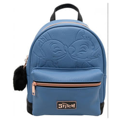 Sac à dos Fashion - Disney - Nomadict Stitch Bleu - Polyester / cuir PU - 28 x 22 x 12 cm
