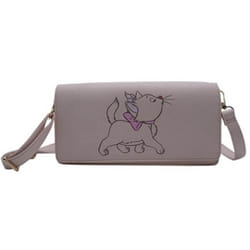 Sac Baguette - Disney - Marie - Cuir Synthétique - Bandoulière Amovible - Pour Nintendo Switch