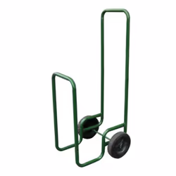 Toolland Chariot à bûches, vert, charge max. 100 kg Quoi de plus chaleureux que de s'asseoir devant un bon feu de cheminée pa ...