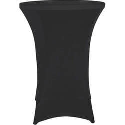Standing table cover Housse de table de bar noir FP201 - Perel