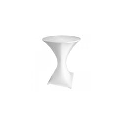 Perel - Housse blanche pour mange debout
