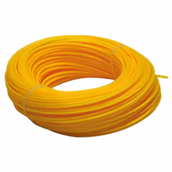 Toolland DC20010, Fil de coupe-bordures, Jaune, Nylon, 100 m, 2 mm