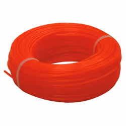 Toolland DC24050, Fil de coupe-bordures, Rouge, Nylon, 50 m, 2,4 mm