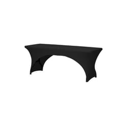 Housse extensible pour table rectangulaire - arque - noir FP401 RI8460