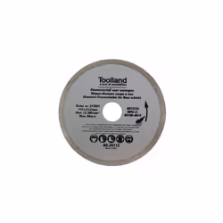 Toolland BD20115, Disque de coupe, Moyeu plat, pierre, Brique, Marbre, Granit, 2,22 cm, 11,5 cm, 5 mm