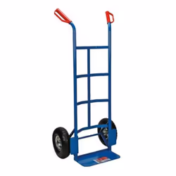 Toolland Diable, avec poignées de sécurité, acier, bleu, charge max. 200 kg Avec un diable, vous pouvez facilement déplacer d ...