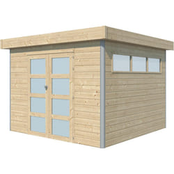 Gardenas - Chalet en bois profil aluminium contemporain 8.7 m² Sans option