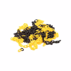 CARACTERISTIQUES : plastique jaune/noir SPECIFICATIONS : Ø: 6mm longueur: 10m