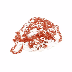 CARACTERISTIQUES : plastique rouge/blanc SPECIFICATIONS : Ø: 6mm longueur: 25m