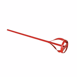 Toolland DMIX01, Agitateur, Acier, Rouge, 1 pièce(s), 400 mm, 6 cm