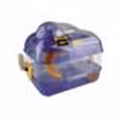 Cage pour Hamsters - Flamingo - Marathon - Plastique Violet - Dimensions 33x25x29 cm - Intérieur