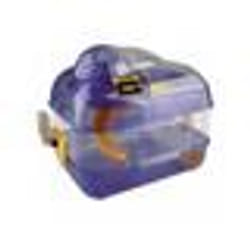 Cage pour Hamsters - Flamingo - Marathon - Plastique Violet - Dimensions 33x25x29 cm - Intérieur