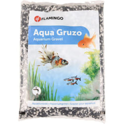 Flamingo - Gravier Gruzo Fin Noir Blanc 1kg pour aquarium