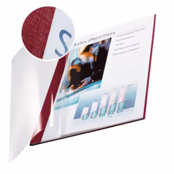 Leitz Soft Covers, Rouge, 35 feuilles, 214 mm, 302 mm, 7 mm
