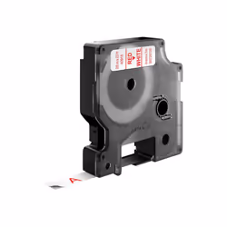 DYMO D1 - Standard Étiquettes - Rouge sur blanc - 9mm x 7m, Rouge sur blanc, Polyester, Belgique, -18 - 90 °C, DYMO, LabelMan ...