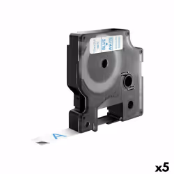 DYMO D1 - Standard Étiquettes - Bleu sur blanc - 12mm x 7m, Bleu sur blanc, Polyester, Belgique, -18 - 90 °C, DYMO, LabelMana ...