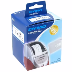 DYMO D1 - Standard Étiquettes - Noir sur transparent - 19mm x 7m, Noir sur transparent, Polyester, Belgique, -18 - 90 °C, DYM ...